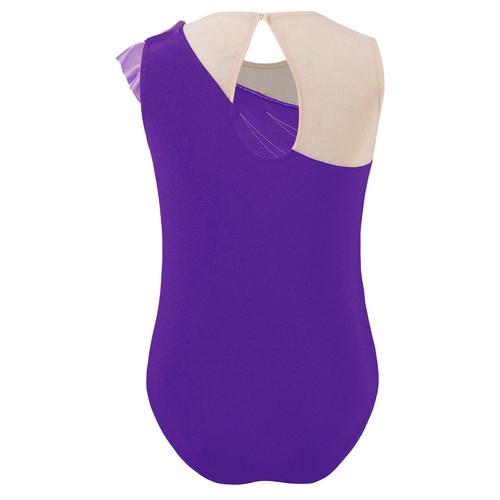 Kids Girls Rompers Dancing Jumpsuit Athletic Leotard Performance Bodysuit Yoga - Picture 26 of 53