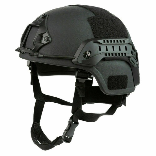 Tactical Ballistic Aramid MICH Helmet NIJ IIIA Combat Bulletproof Headgear Armor - Afbeelding 1 van 9