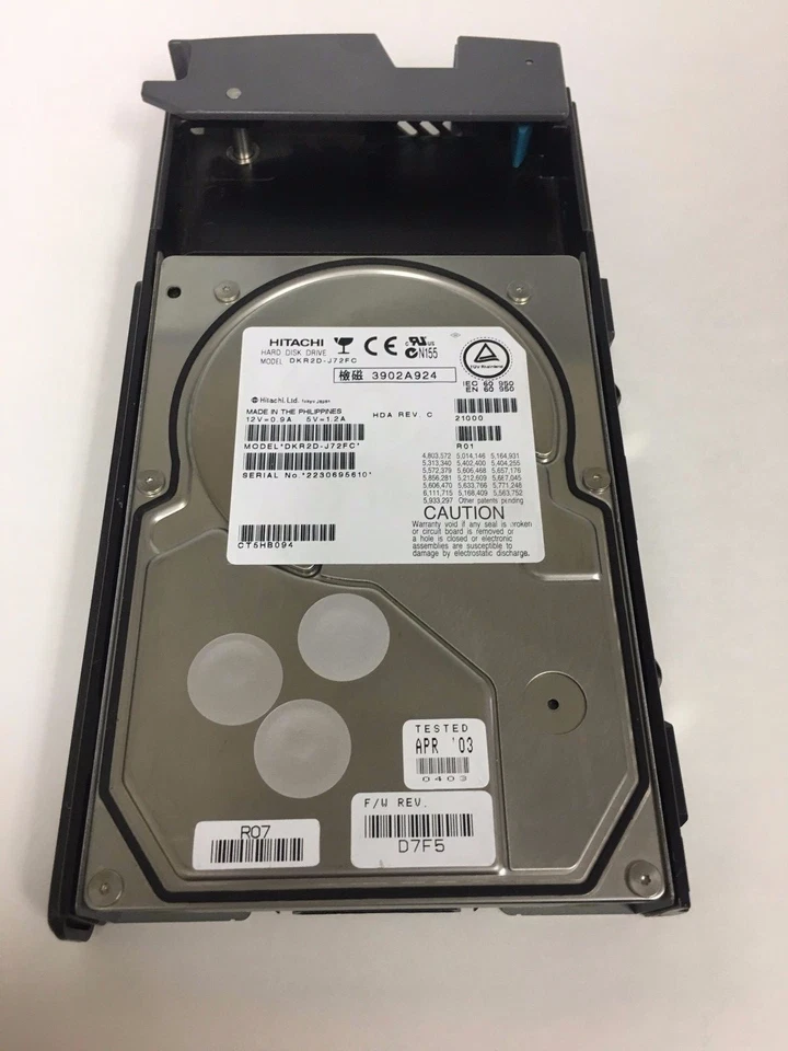 Hitachi DKR2D-J72FC 72GB 15K 3.5" FC HDD R2D-J72FC – Enterprise Hard Drive - Image 2 of 2
