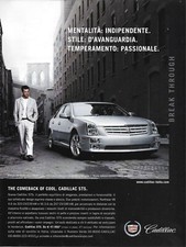 CADILAC STS CAR Magazine Print Ad Advert VTG 2005 1pg