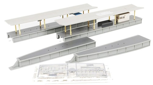 Kato N Scale ~ New 2024 ~ Island Platform Set ~ Unitrack ~ Tapered Ends ~ 23-170 - Picture 2 of 3