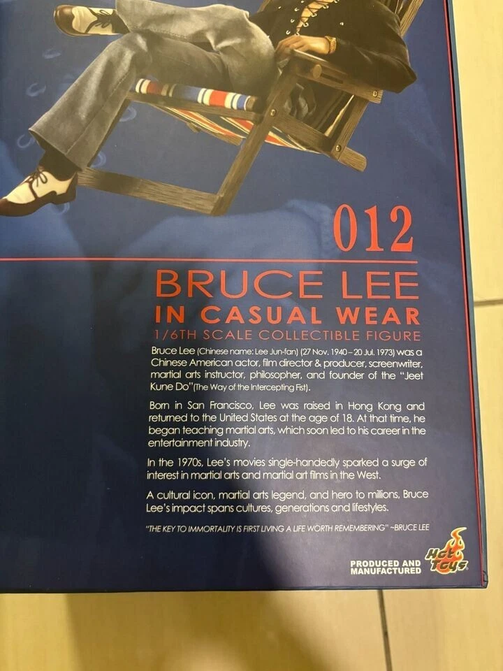 Figura de acción Hot Toys MIS 12 Bruce Lee 12 pulgadas usada Foto 4 de 4