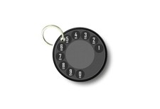 Keychain Round Printed Double-Sided Telephone Wheel Numeric