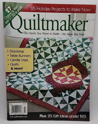 Quiltmaker Magazine November/December 2015