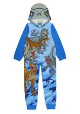Jurassic World Blue Raptors Dinosaur Hooded Costume Pajama Sleeper
