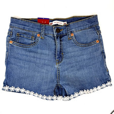 Levi s Youth Denim Shorts Adjustable Waistband Girlfriend Short NWT Kids Size 10