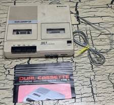 VTG Sanyo TAS-1 Telephone Answering Machine Dual Cassette Tape Japan Prop Rare