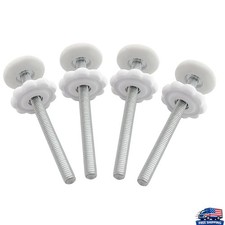 4 Pack Baby Gate Threaded Spindle Rod 8MM Replacement Screws Hardware White