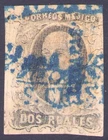 sr25 #8 2R Chiapas/S Cristóbal blue Sz 114 40pts VF est $30-50 Beautiful Example