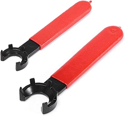 Gasea 2Pcs ER16 ER20 M Type Collet Chuck Clamping Spanner CNC Collet Chuck