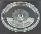 Pyrex Glass Lid G1C Round Blue Tint Ribbed Replacement 8 3/4”