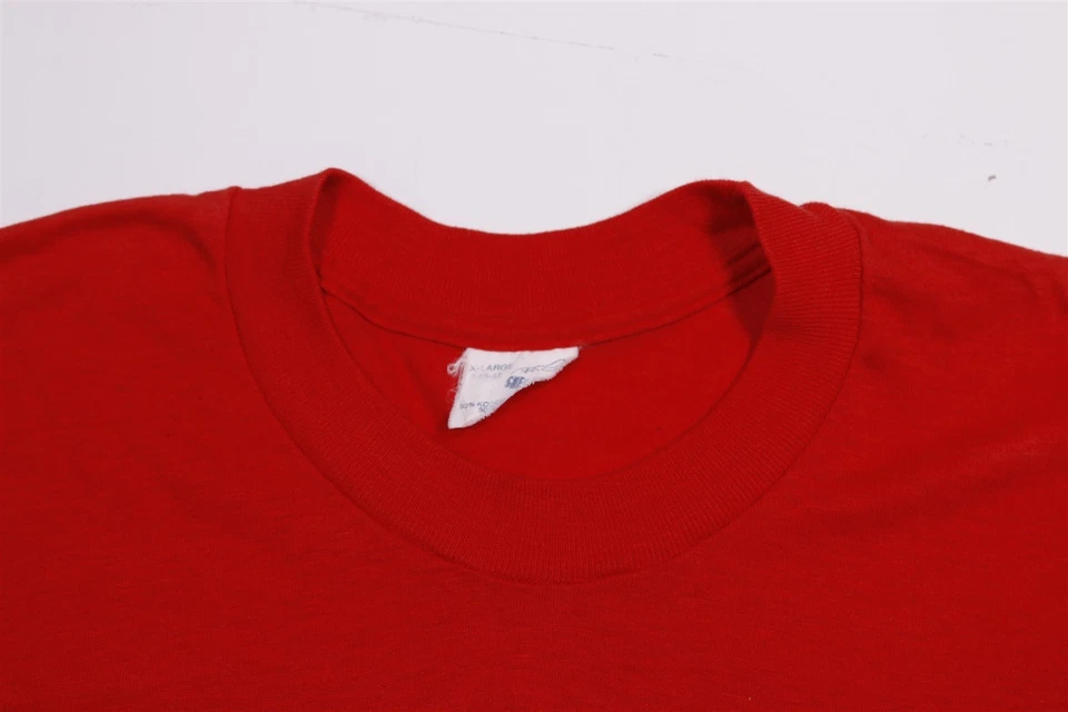 Camiseta Scarlett O'Teller Vintage Años 80 Roja Puntada Única Scarlett O'Hara XL Foto 4 de 4