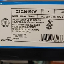 Leviton OSC20-M0W Ceiling Mount Occupancy Sensor, White