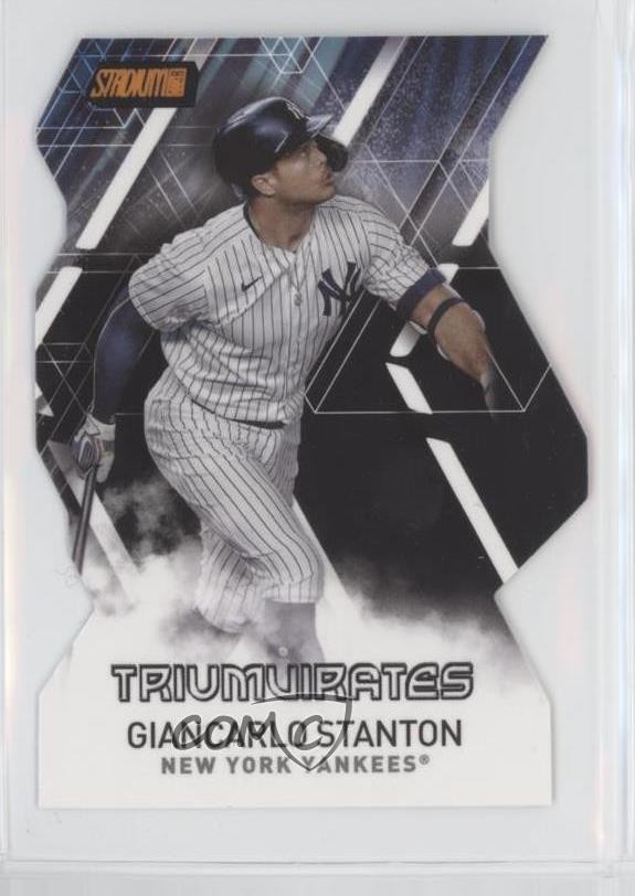 2021 Topps Stadium Club Triumvirates Orange 49/50 Giancarlo Stanton #T-10 fo7