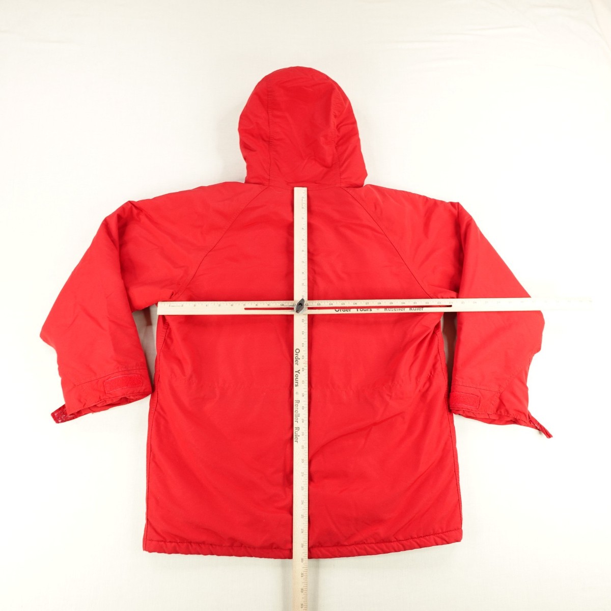 Vintage LL Bean Jacket Mens Large Red Baxter State Parka Rain Coat