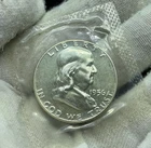 1956 P Franklin Half Dollar Proof In Mint Cellophane Q209