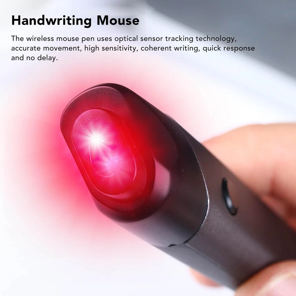 Wireless Optical Pocket Pen Mouse, 2.4GHZ USB Wireless Mini Air Mouse with St... - Image 2 of 4