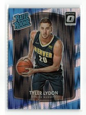 TYLER LYDON #177 2017-18 PANINI # DONRUSS OPTIC NUGGETS ROOKIE RC SHOCK
