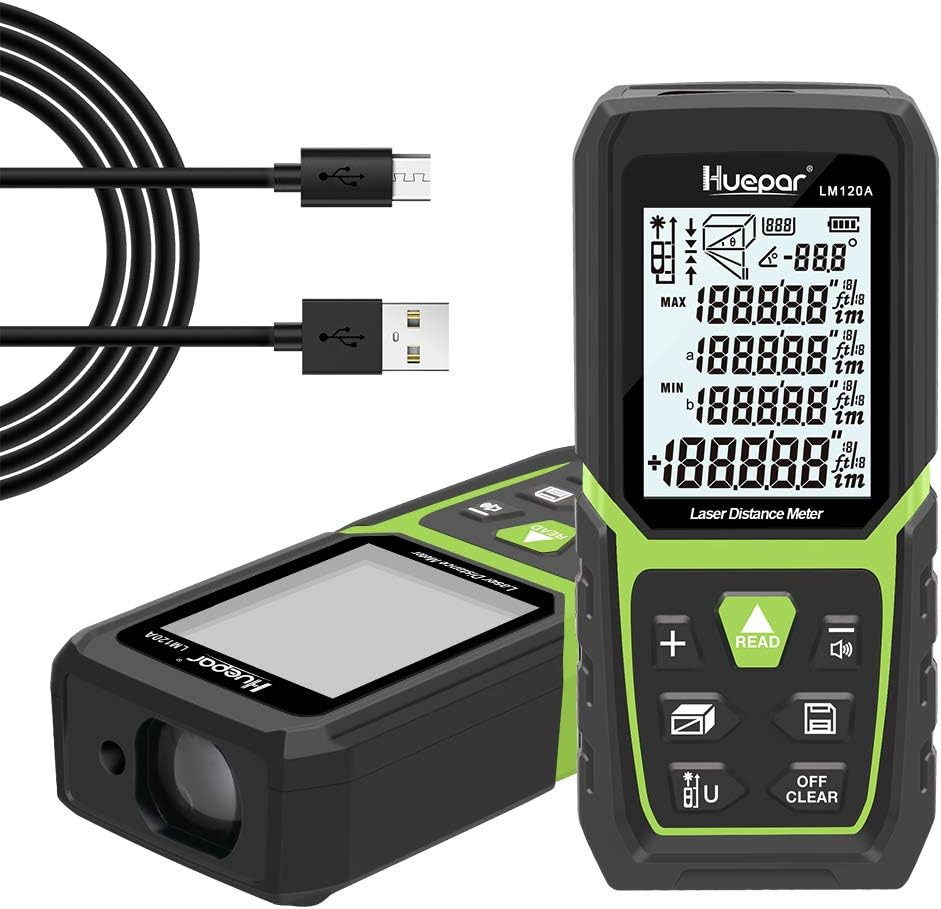 Distanziometro Laser 120M Professionale Elettronico - Certificato IP54