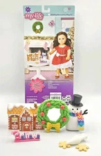 New MY LIFE AS Holiday Accessories Play Set Compatible for 18" Doll 7 Piece Set