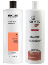 Nioxin System 4 Cleanser Shampoo  Scalp Therapy Conditioner 33.8oz each Set