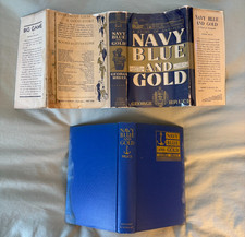 Navy Blue and Gold - Grosset movie tie-in DJ c1937 VG DJ James Stewart damp