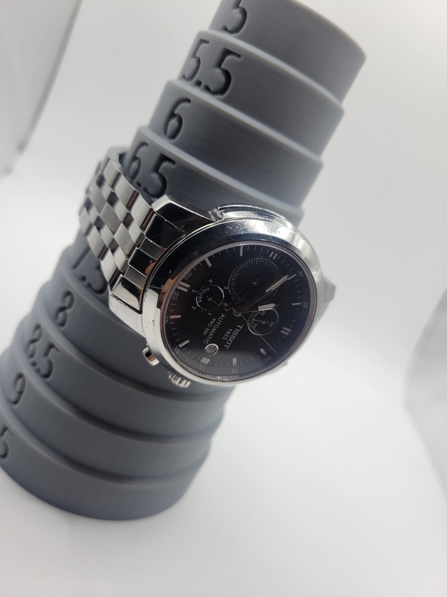 TISSOT PRC 200 オートマチック稼働品 TISSOT Automatic Chronograph PRC 200 Black Dial 44mm Men's Watch