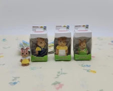 Sylvanian Families Calico Critters Gacha Mini Figures Squirrel Family 2012 JP