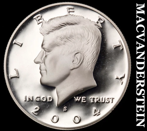 2004-S Silver Kennedy Half Dollar - Choice Gem Proof  Lustrous  #i7666