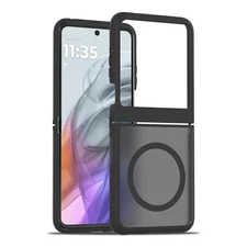 Mag-Safe Case w/ Tempered Glass Flim For Motorola Razr Ultra 2025/Razr 50 Ultra