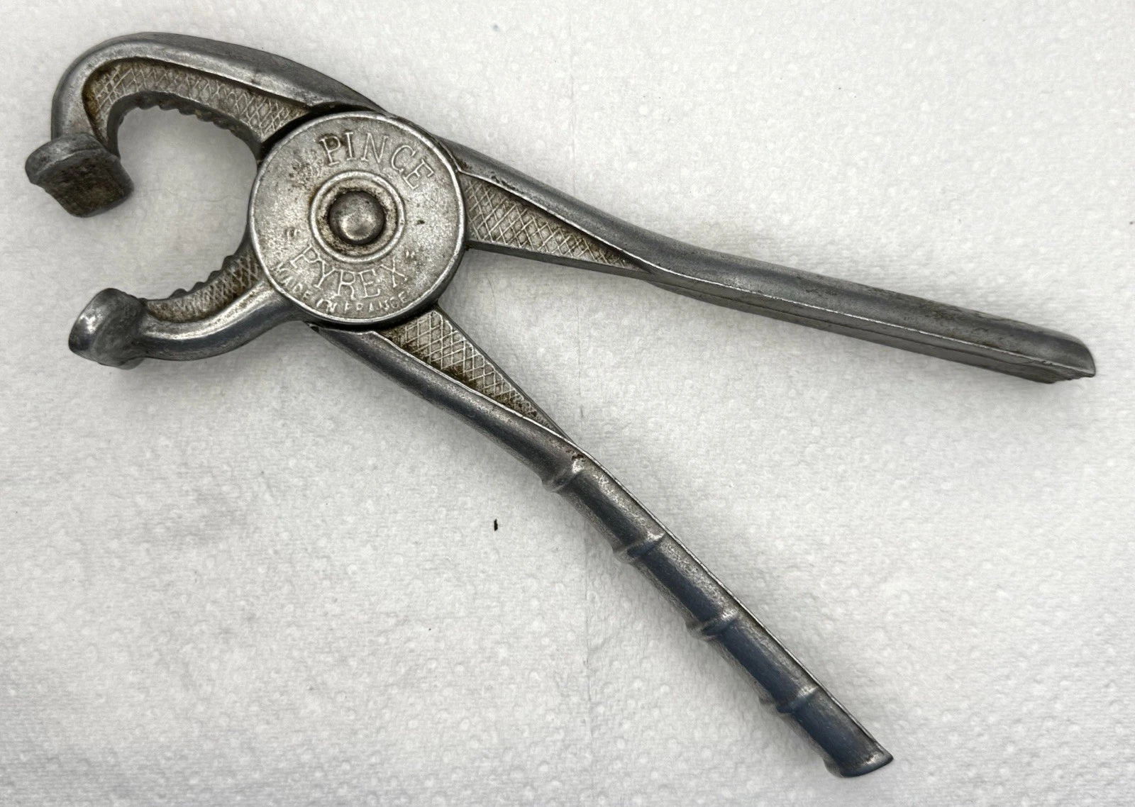 1950s-1960s French Aluminium Pyrex Pince Tongs / Clamp - Can Use as Nutcrackers