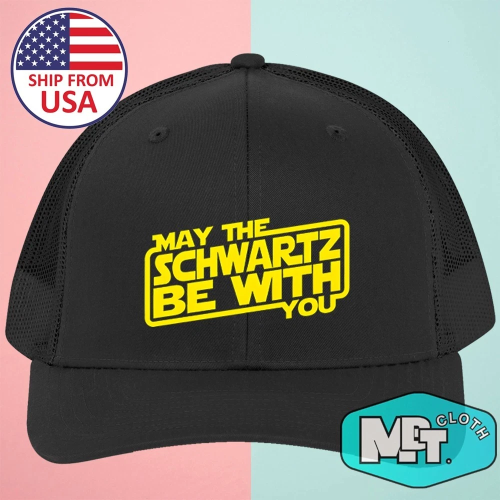 May the Schwartz Be With You Spaceballs Black Trucker Hat Cap Adult Size