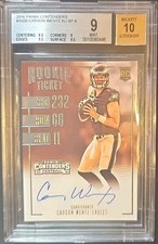 2016 Panini Contenders Football Cards - SP/SSP Print Runs Added 5