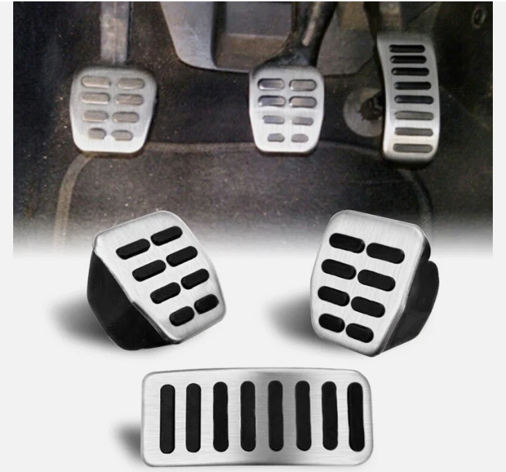 Cubierta de pedal MT embrague freno de gas para VW Beetle Jetta MK3 Polo 6R 9N/9N3 6N2 Foto 3 de 4