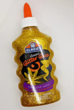 Elmer's Glitter Glue Gold 177ml Washable Kid Friendly Crafts