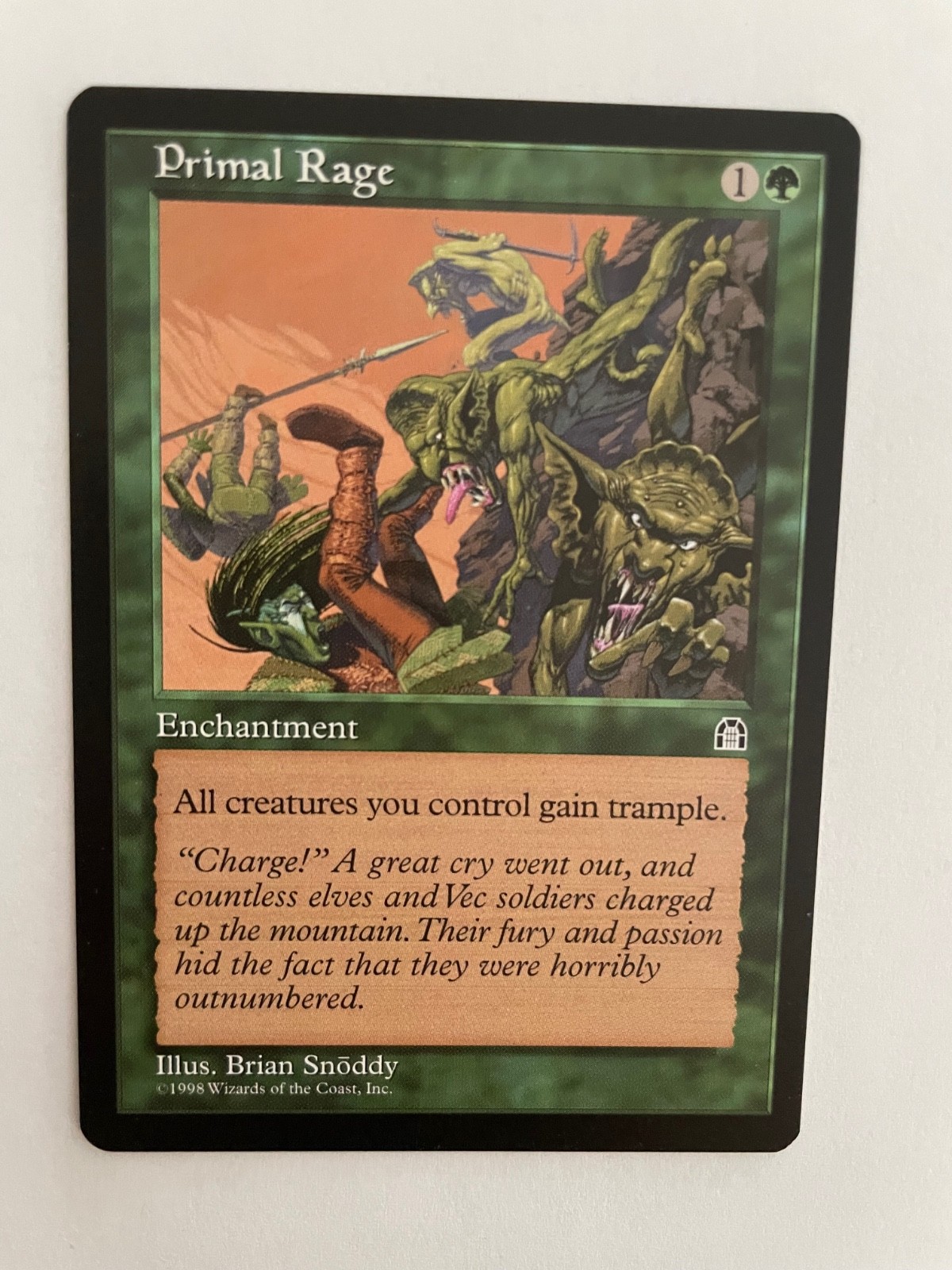 MTG Magic the Gathering English Primal Rage 1998 Stronghold NM