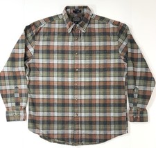 Pendleton Mens Mason Flannel Shirt Size Large Plaid Long Sleeve Cotton Outdoor
