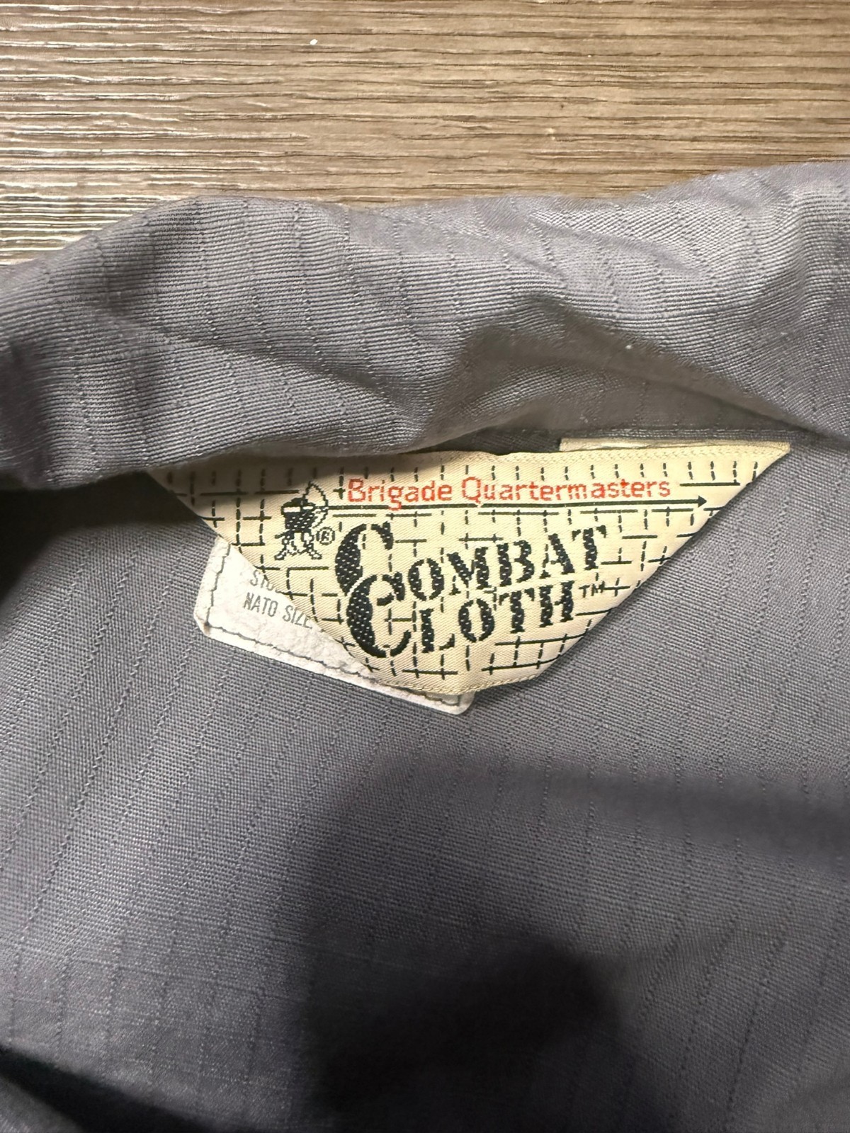 Brigade Quartermasters Combat Cloth Button Up Gra… - image 3