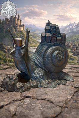 Dice Tower Snailville Würfelturm Fantasy Schnecke DnD RPG handveredelt