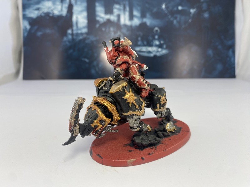 Warhammer 40k World Eaters Lord Invocatus / Lord On Juggernaut Painted GW