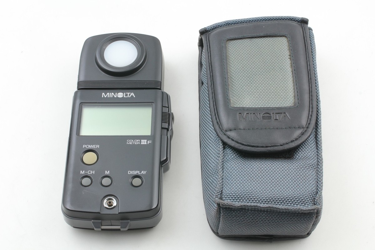 その他 MINOLTA COLOR METER III F Exc+5 w/ Case] Minolta Color Meter IIIF III F Digital Light Meter