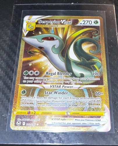 2022 Serperior VSTAR 210/195 Silver Tempest Pokemon Card Near Mint / Mint