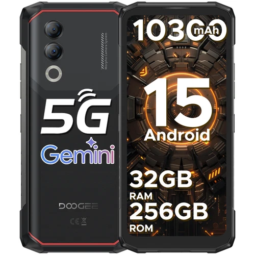 DOOGEE Blade20Turbo 5G Rugged Cell Phone 32GB+256GB 10300mAh 6.6" Smartphone AI