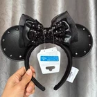 Authentic Disney 2024 Pirates of The Caribbean Black Minnie Mouse Ears Headband