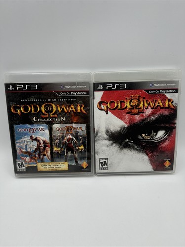 God of War 1 2 & 3 *TESTED* CIB Complete Playstation PS3 - Picture 1 of 13