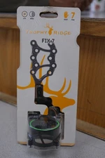 TROPHY RIDGE Fix Archery Bow Sight, Right Hand, 7-Pin 0.019 NEW FREE SHIPPING!