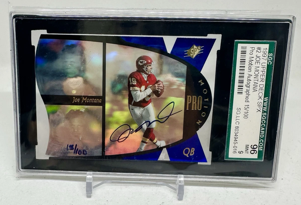 Joe Montana Football Grade 9 Rookie Sports Trading Cards