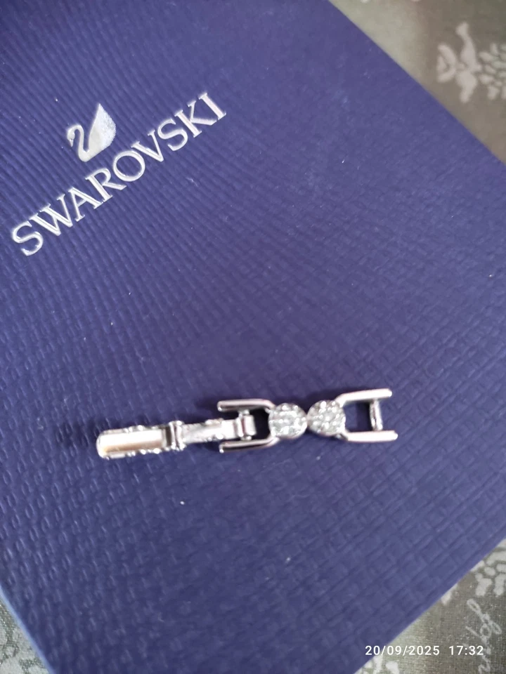 Swarovski Swan Clip Di Allungamento Braccialetti O Collane Modello Tennis - Immagine 4 di 4