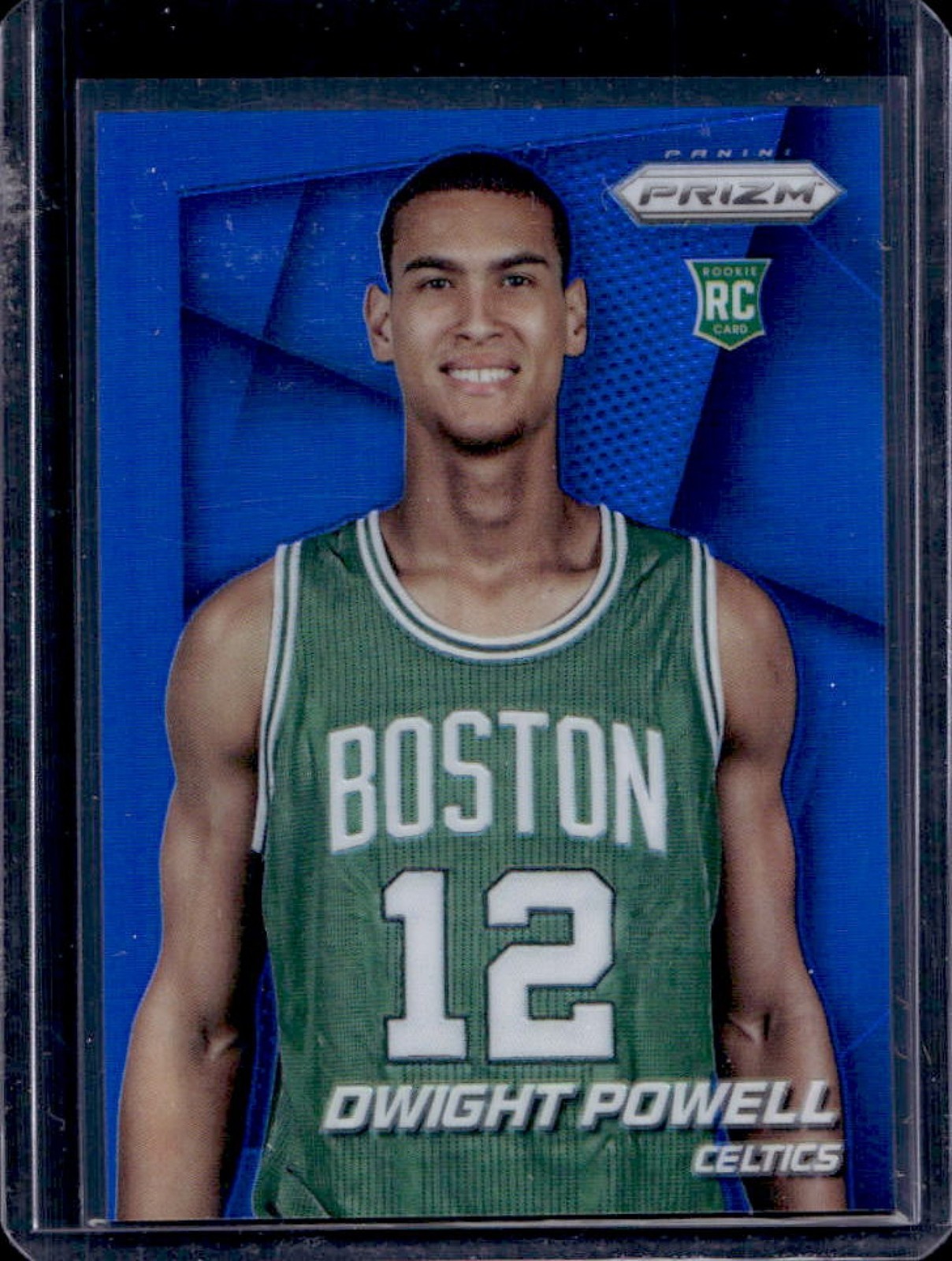 2014-15 Prizm Dwight Powell RC Prizm Blue Rookie #85/99 Celtics
