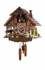 Orologio a cucù al quarzo Casa del taglia legno con la ruo.. EN 948715 QMT nuovo